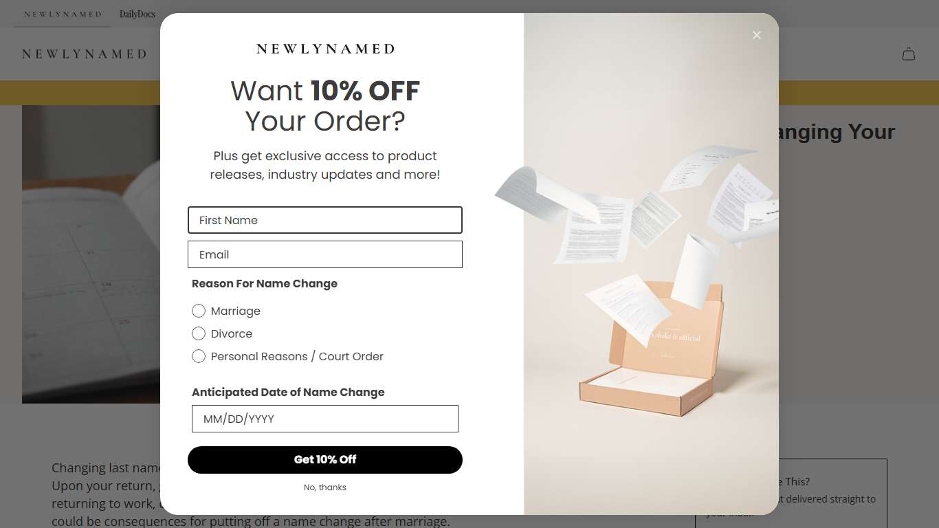 Deadline For Name Change After Marriage – NewlyNamed